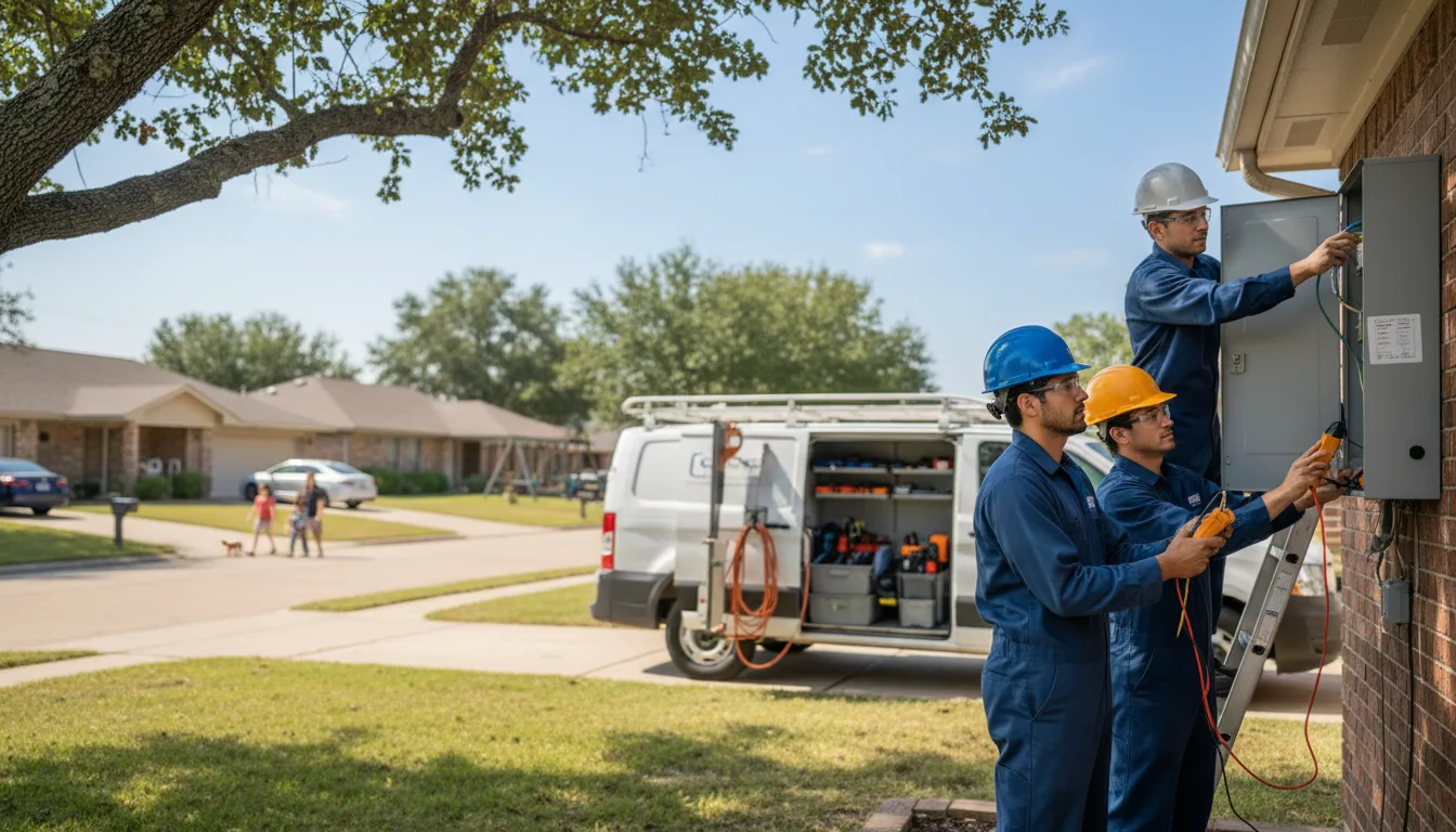 Certified electrician providing emergency electrical services in Wade Hampton, SC